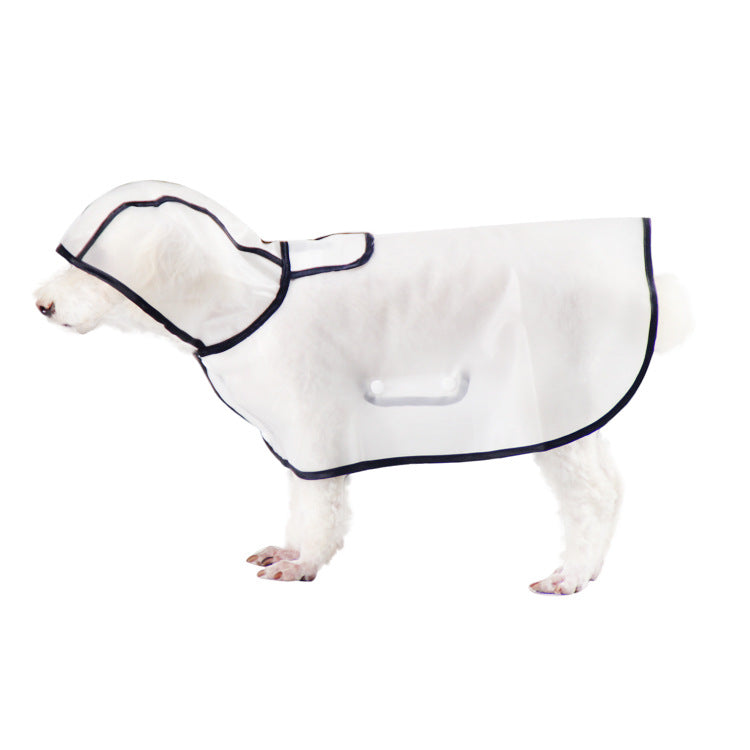Transparent Waterproof Dog Raincoat- new