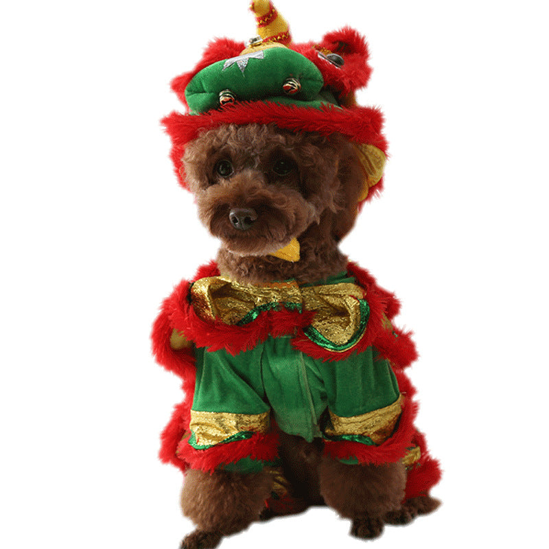 Etophigh Chinese Dragon Dance Dog Costume