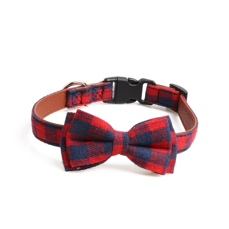 Scottish Luxury Dog Collars with Bowties - New