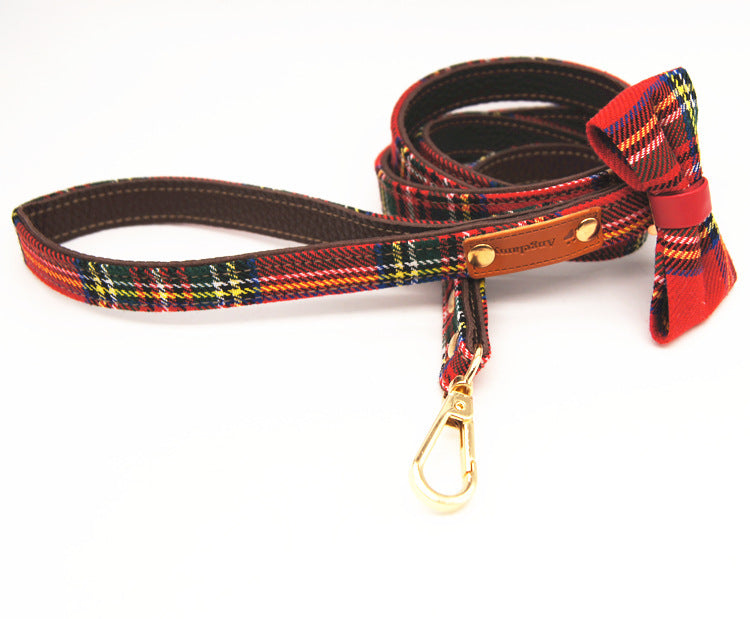 Stewart Tartan Leather Collar Collection