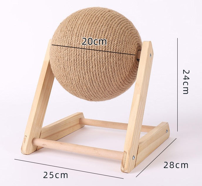 Natural materials cat scratcher