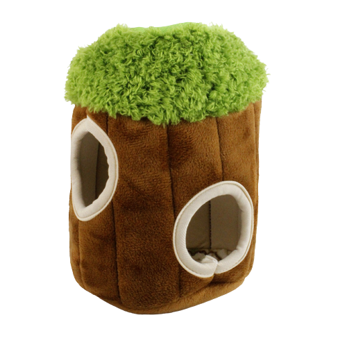 Hollow Tree Creatures Plush Dog Toy