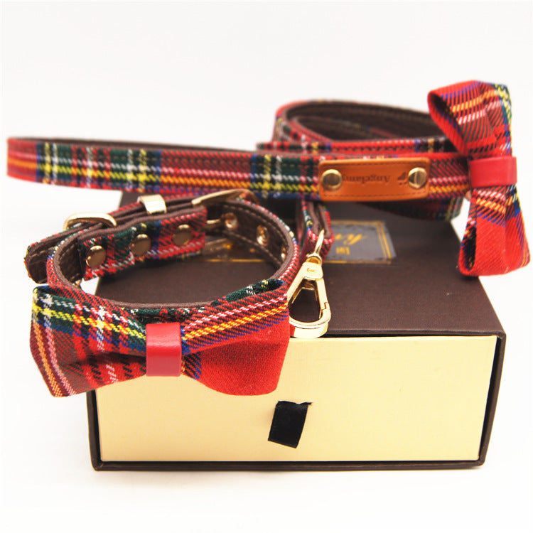 Stewart Tartan Leather Collar Collection