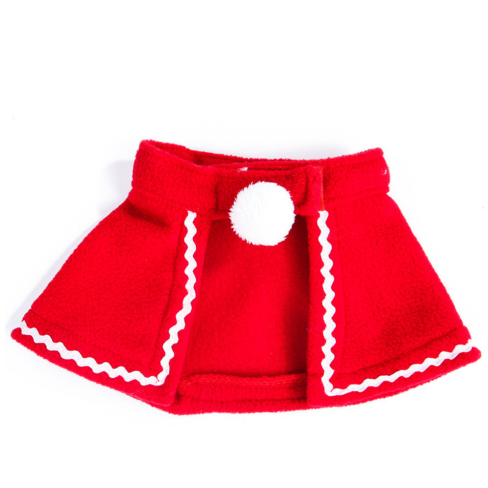Pet Christmas Costume - Reindeer Antlers Headband & Santa Hat and Scarf