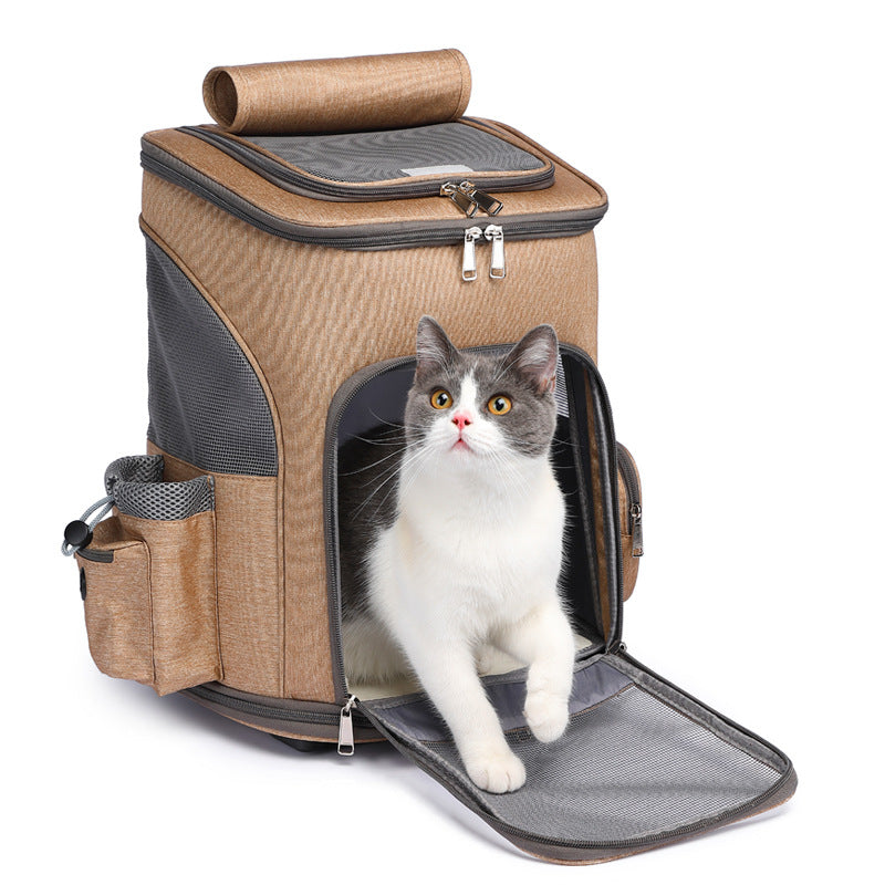 Folding Trolley Pet Carrier