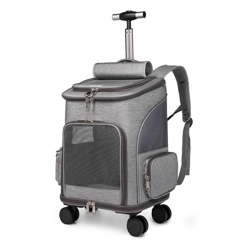 Folding Trolley Pet Carrier