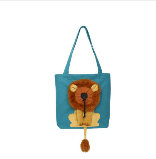 Lion-Shaped Tote Pet CarryBag