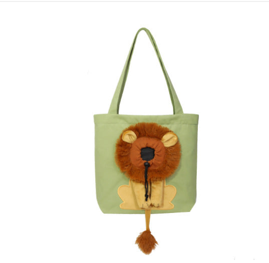 Lion-Shaped Tote Pet CarryBag