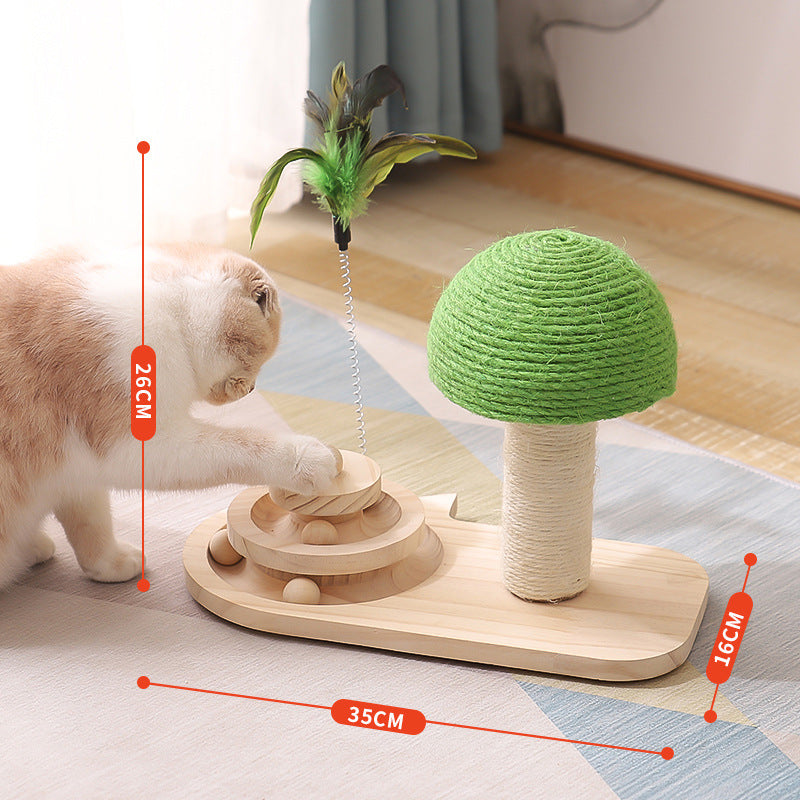 Mushroom Scratching Post